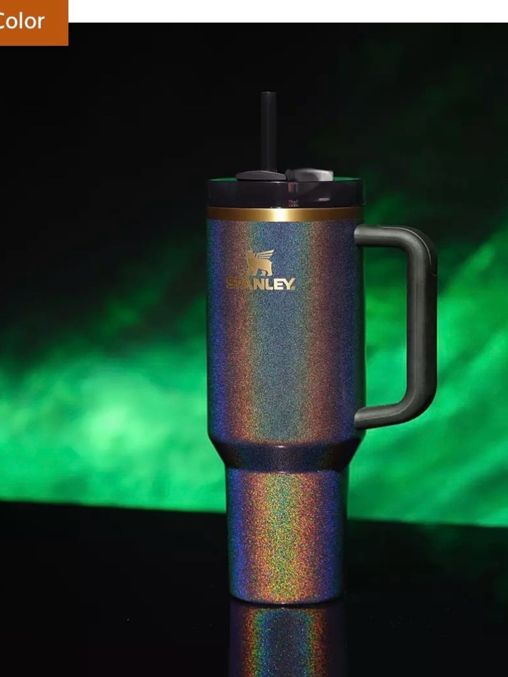 Stanley Fairy Dust Stainless Steel Travel Mug with Handle.